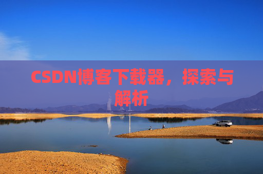 CSDN博客下载器，探索与解析