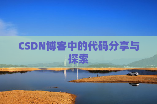 CSDN博客中的代码分享与探索